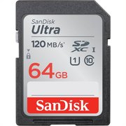 Sandisk SD Ultra SDHC and SDXC UHS I card 64GB DUN4064GAN6IN